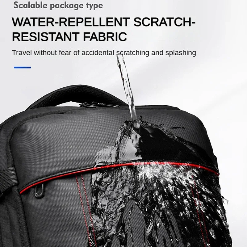 sac d'ordinateur de grande capacité avec logo sr personnalisé pour homme, extensible, motif personnalisé, voyage d'affaires