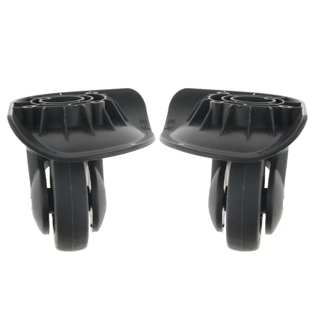 2 pièces a52 taille bagages roues de remplacement pivotantes silencieux résistant à l'usure valise roulettes pour chariot sacs de voyage facile à installer