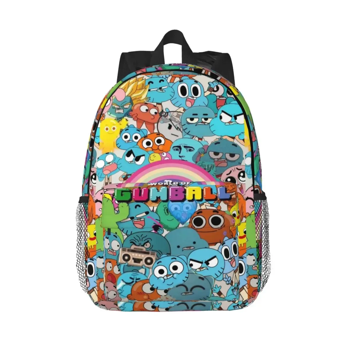 sac à dos the amazing world of gumball, sac à livres pour étudiants, sac d'école pour garçons et filles, sacs à bandoulière pour ordinateur