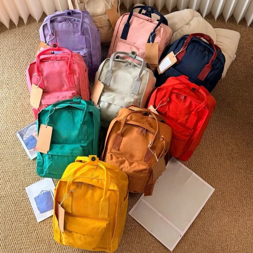 Sac à dos 3-en-1 Fox 7L, imperméable, pour ordinateur portable, classique, pour l'école, pour femmes, patchwork coloré