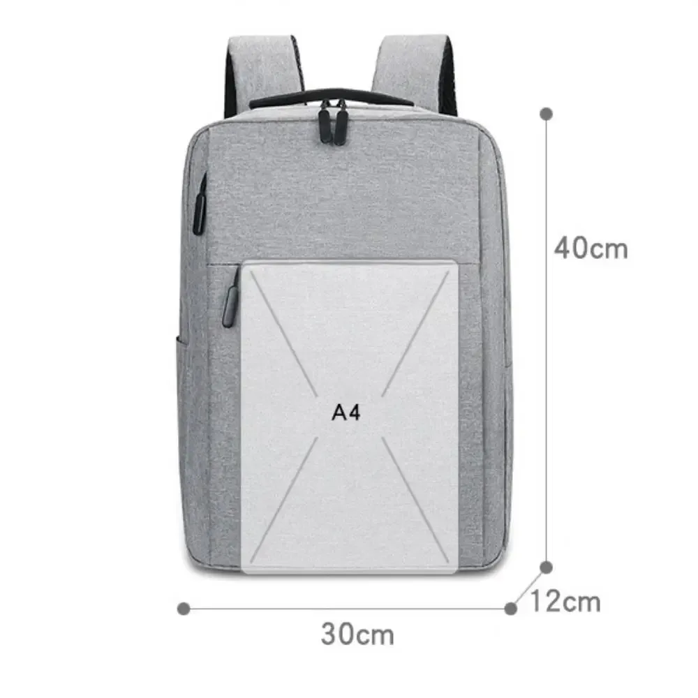 chimoxford-sac à dos grill lavable pour étudiant, sac à dos d'affaires, sac à dos polyvalent, noir, gris, bleu, rouge, 15.6 pouces, unisexe