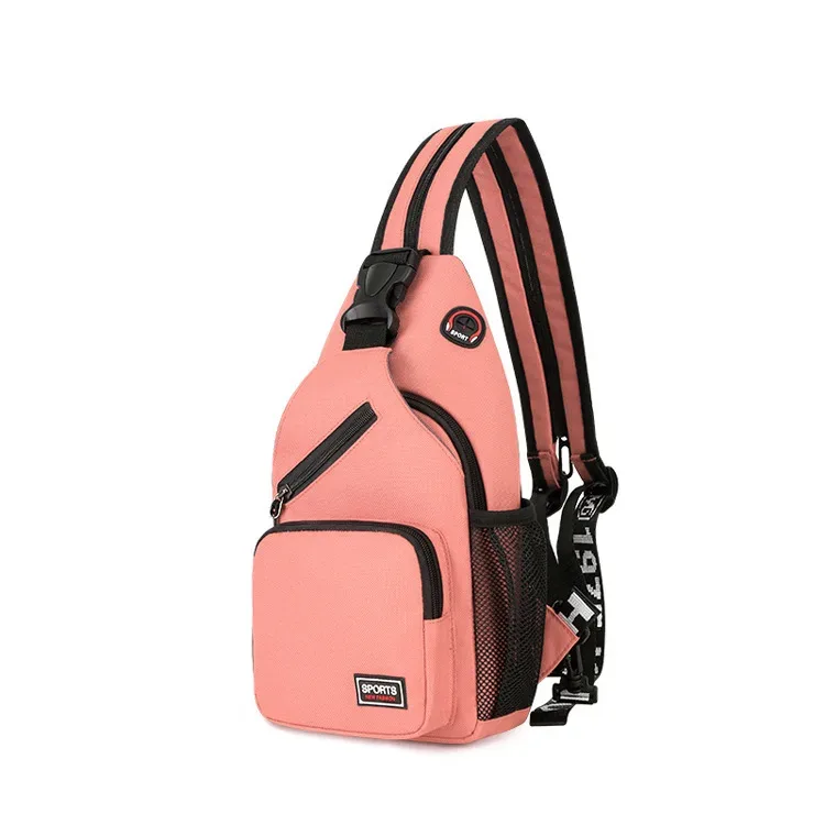 petit sac à dos unisexe à bandoulière, polyvalent, étanche, sac à bandoulière de poitrine, voyage randonnée, sac de jour de grande capacité