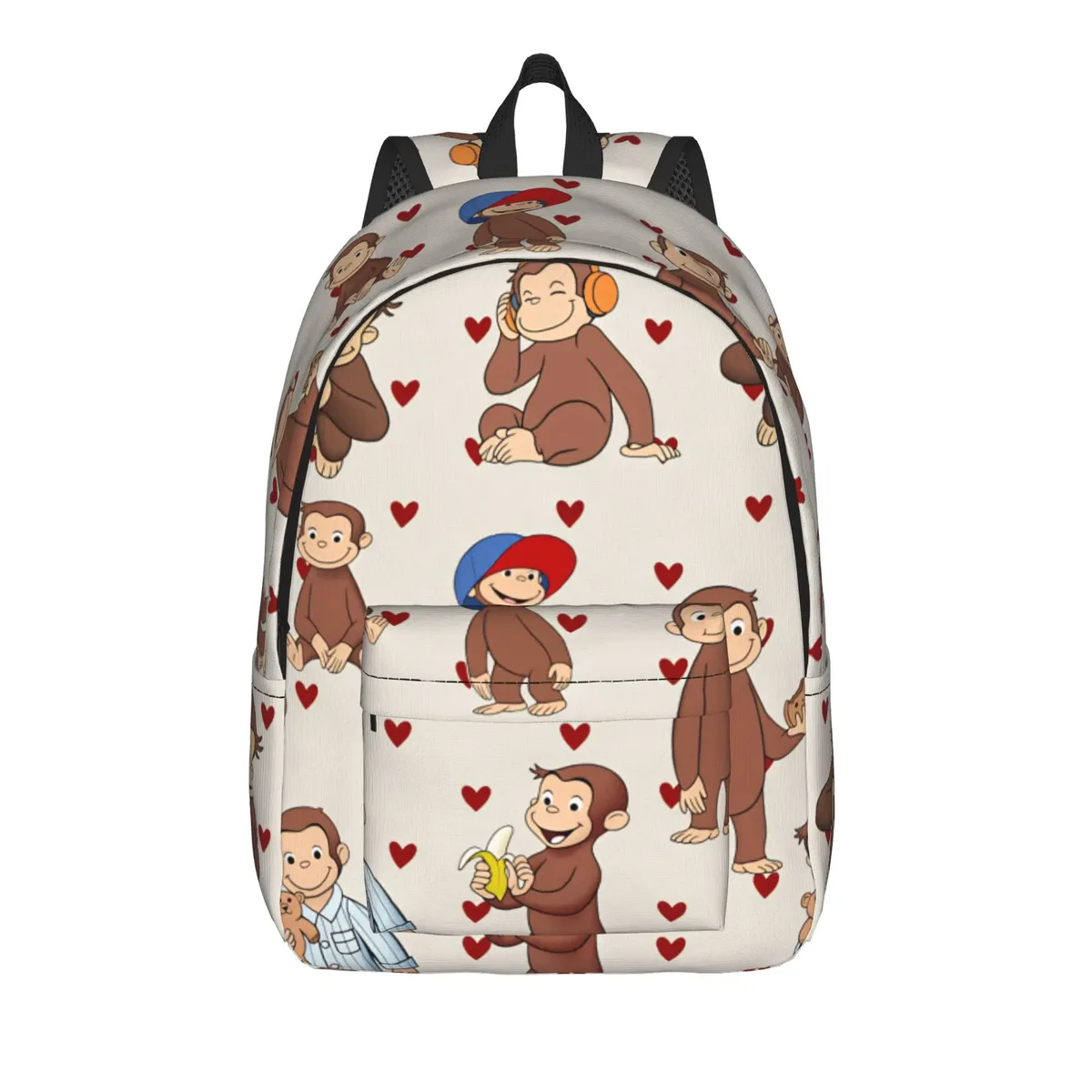 sac à dos multifonctionnel curious george, sacs à dos de trekking, sacs à dos colorés pour étudiants, sacs souples pour lycéens, style sac à dos