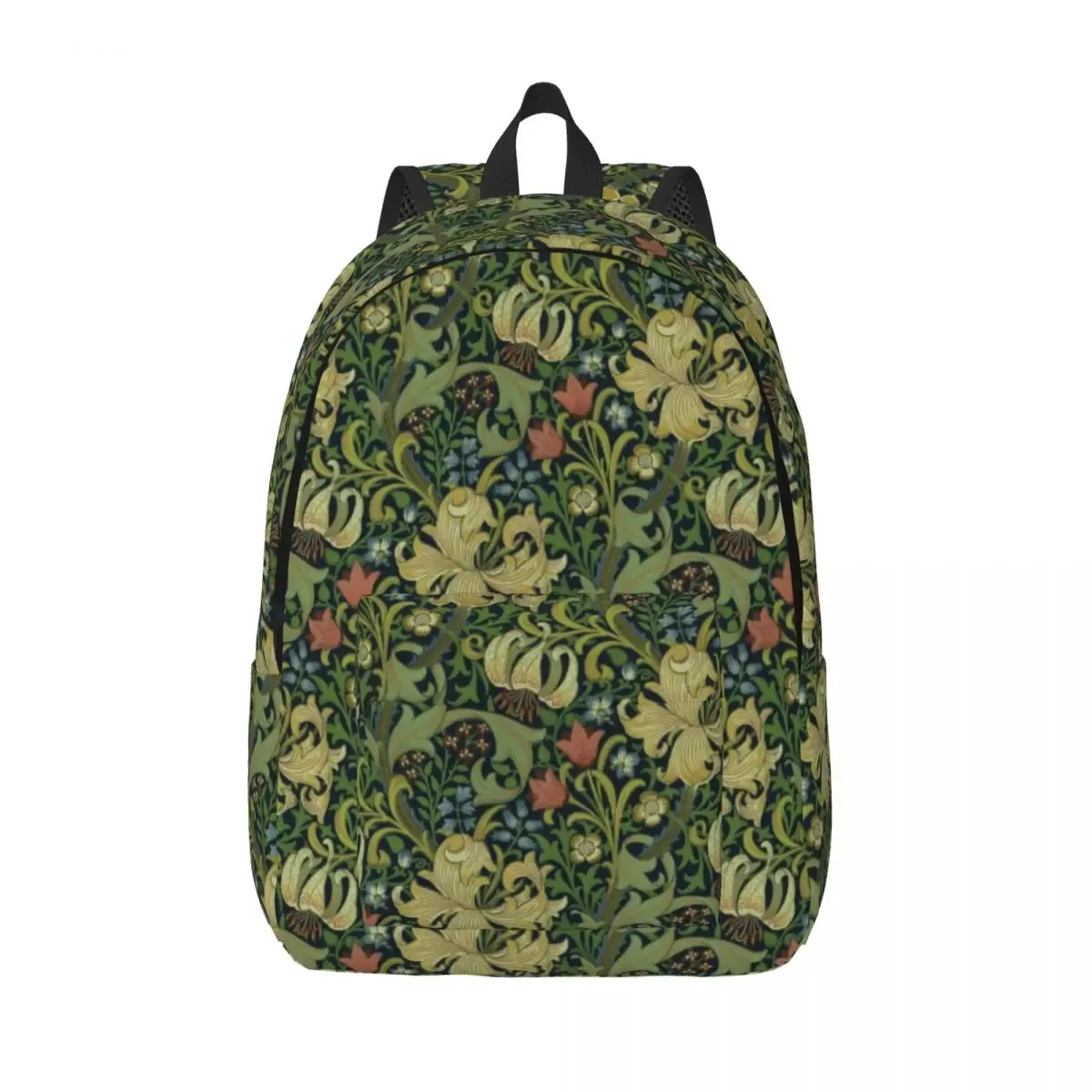 sac à dos en toile avec arbre de vie personnalisé par william instability, textile floral, école universitaire, sacs de voyage, cartable pour ordinateur portable 15"