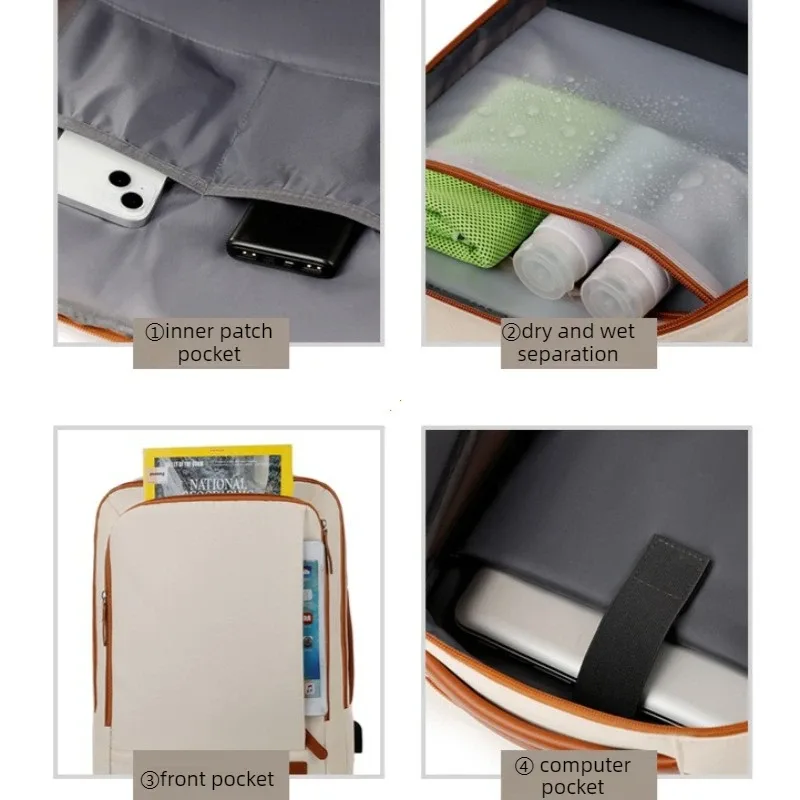 sac à dos d'affaires pour ordinateur portable 15,6 pouces, nouveau sac à dos unisexe pour ordinateur, grande capacité, sac à dos de voyage pour ordinateur portable, sac d'école pour étudiants