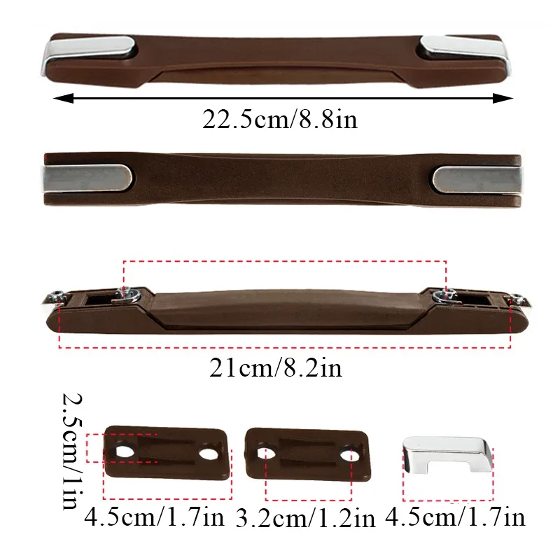 poignée de remplacement universelle pour valise, poignée de chariot de voyage flexible pour bagages, accessoires de bagages