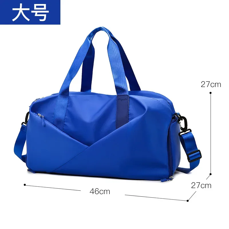 sac de sport personnalisé avec logo pour enfants, femmes, hommes – sac de voyage étanche pour vêtements secs et mouillés, sac à main, sac de natation, sac de week-end, sac d'entraînement de fitness – impression photo et nom