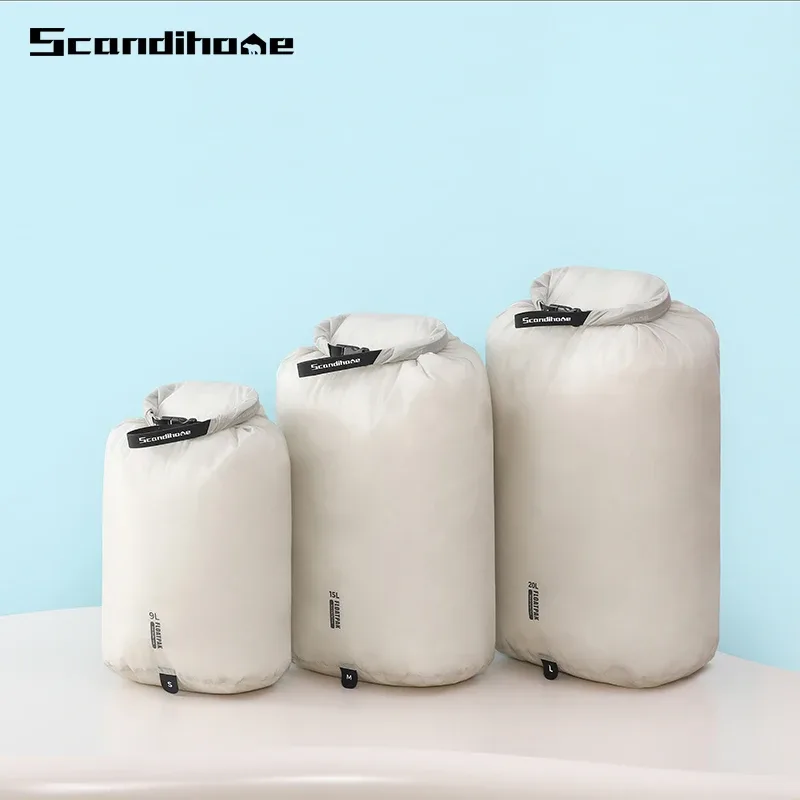 sac sec ultraléger et étanche, pochette de rangement de voyage, organisateur de vêtements, cube d'emballage à compression pour camping randonnée natation