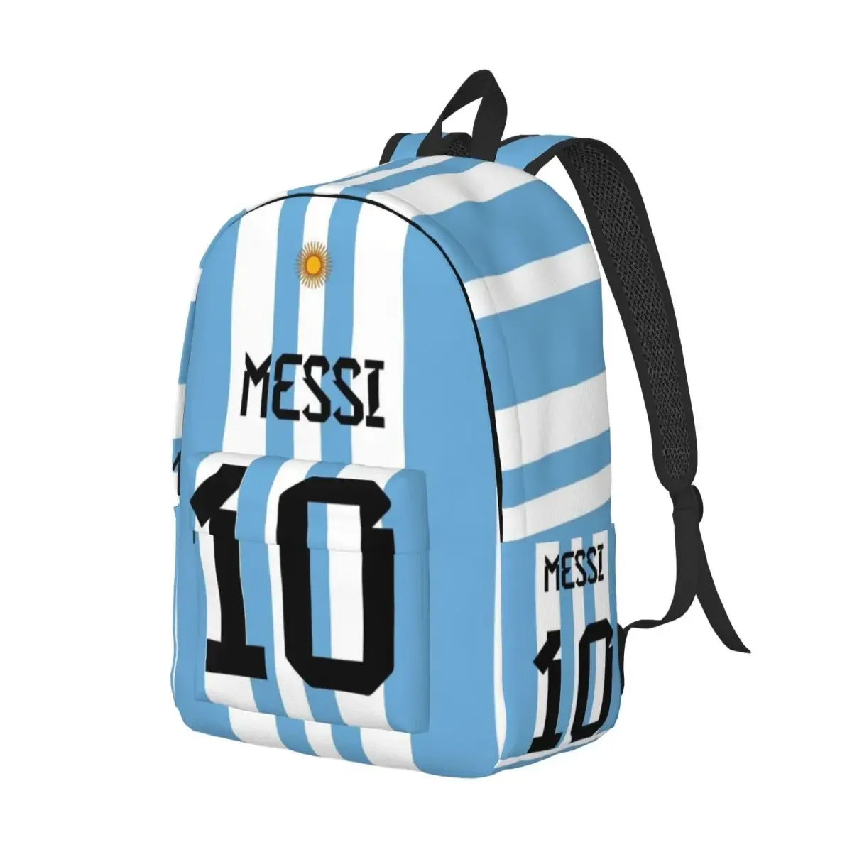 Sac à dos M-Messi-10 pour étudiants, sac d'école pour hommes et femmes, sacs en toile pour ordinateur portable