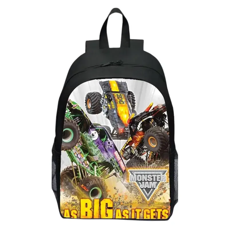 monster jam truck sac à dos pour enfants sac à dos d'école primaire sac à dos de maternelle étudiants masculins et féminins
