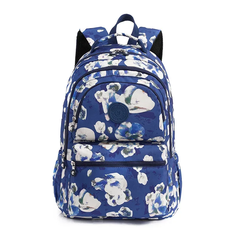 sac à dos à deux épaules pour femmes, sac à dos décontracté pour ordinateur portable, grande capacité, cartable d'étudiant, sac à dos de voyage étanche en nylon