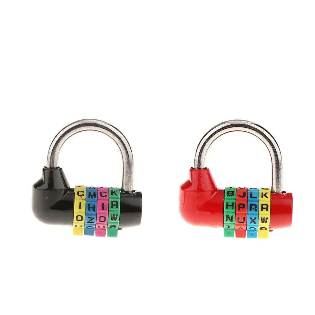 cadenas à combinaison à 4 chiffres en alliage de zinc, durable, pour valise, casier de gym, mallette de sécurité