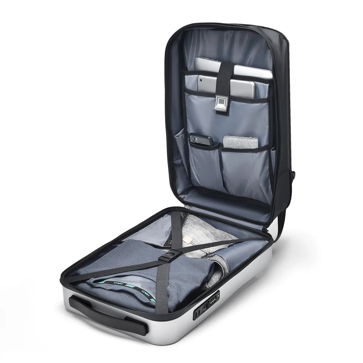 sac à dos étanche pour ordinateur portable pour homme, sac de jeu à coque rigide extensible, antivol tsa, charge usb, sacs de voyage d'affaires, 17 pouces