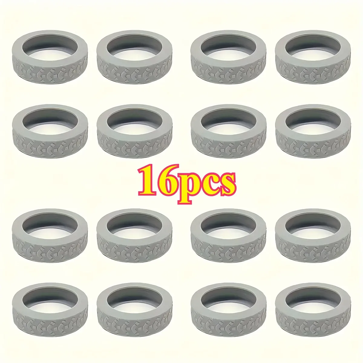 housses de roues de bagages en silicone, 16 pièces, protection de roulettes de valise à réduction de bruit et d'absorption des chocs, pour chaises de bureau