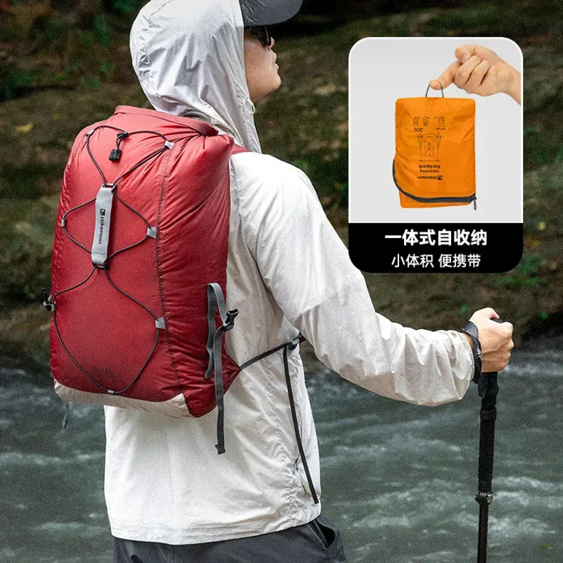 sac à dos imperméable ultra-léger pour la randonnée en plein air, le camping, le rafting, multifonctionnel, pliable, avec séparation humide/sec