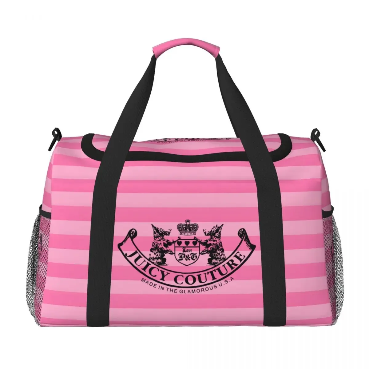 j-juicy-c-couture sac de voyage unisexe, sac à bandoulière, sac de cabine, sac fourre-tout grande capacité, sac de week-end, sac de sport