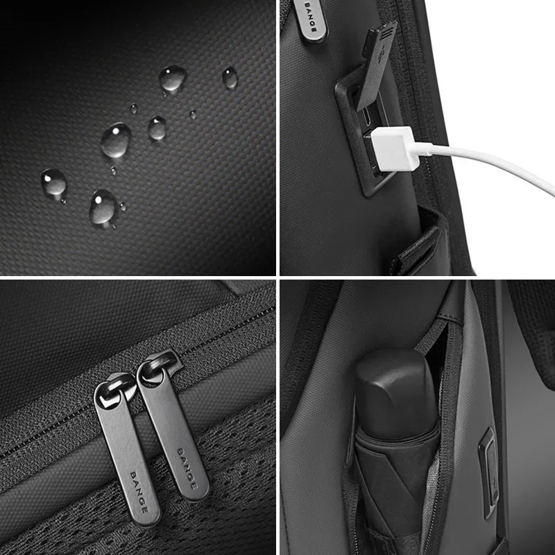 bange nouveauté sacs à dos pour ordinateur portable multifonctionnel avec étanche grande capacité travail quotidien sac à dos d'affaires sac à dos mochila