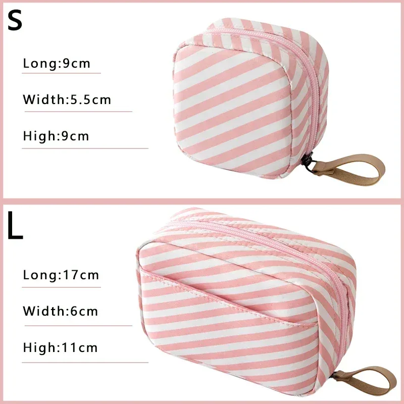 1pc mini sac cosmétique flamant couleur unie voyage trousse de toilette cactus beauté maquillage sac organisateur pour femmes pochette de maquillage