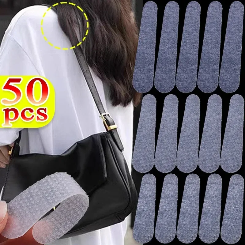 sangle de sac à bandoulière, patch antidérapant, sac à dos en silicone transparent, pâte légère, améliore la friction du contact, autocollant de ceinture