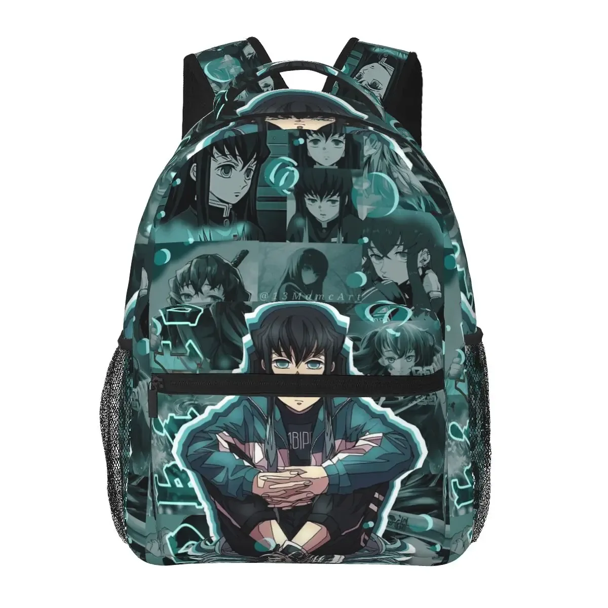 sac à dos scolaire muichiro tokito, sac de randonnée et de voyage pour hommes et femmes, sac à dos tendance, sac à bandoulière