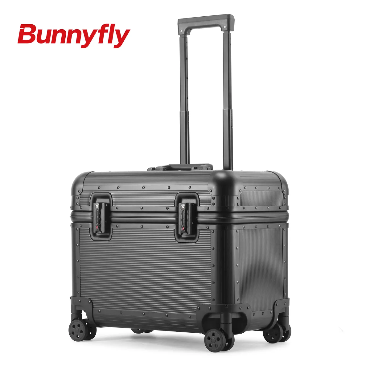 valise de pilote en polycarbonate à cadre en aluminium avec serrure tsa, étui pour équipement photographique, 