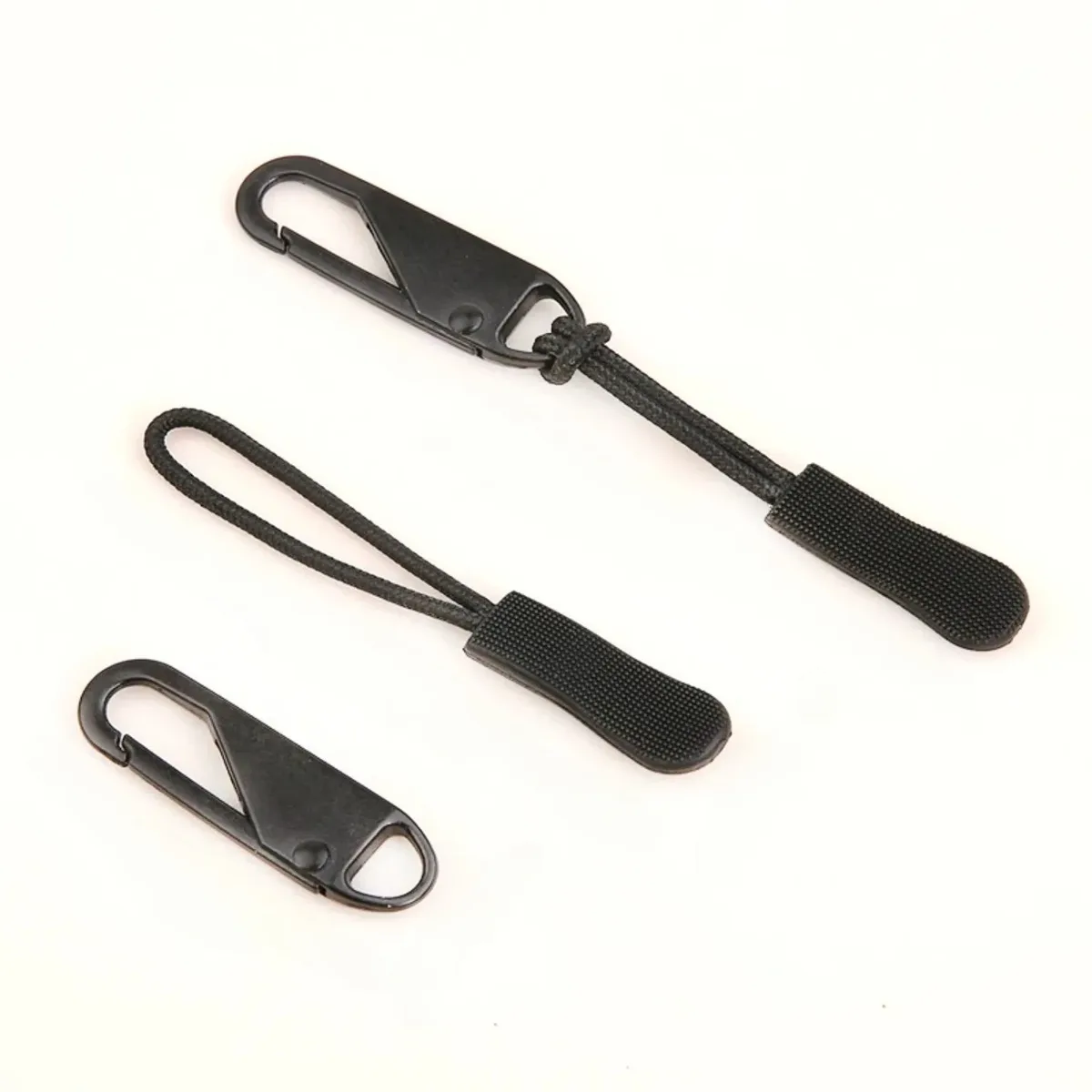 kit de remplacement de tirettes de fermeture éclair détachables, curseur métallique universel pour veste, sac, bottes, sac à dos, bagages – ensemble de réparation sans outil