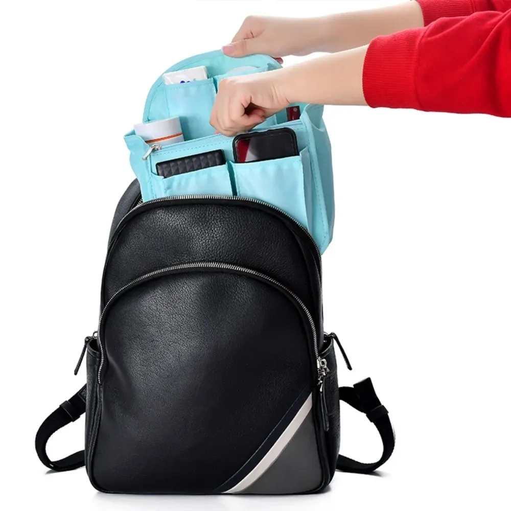 sac de rangement multi-poches pour sac à dos, doublure intérieure multifonctionnelle, organisateur de voyage essentiel