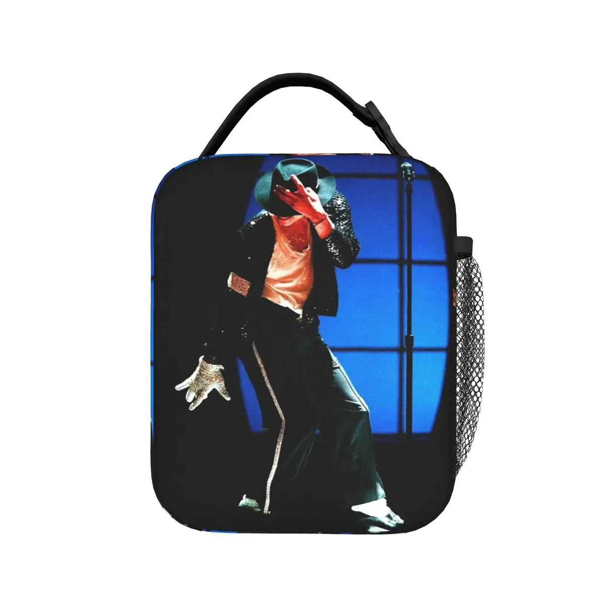 mj king of pop smooth criminal sac isotherme pour le déjeuner, sac isotherme, boîte à lunch, sac fourre-tout pour hommes et femmes, plage, extérieur