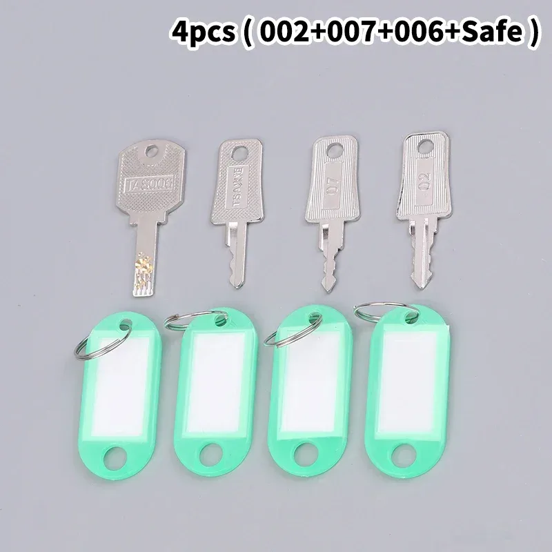 clé de bagage tsa 007 tsa002 tsa006 tsa, clé de verrouillage universelle pour ski sûr, clés de valise principale pour mot de passe oublié