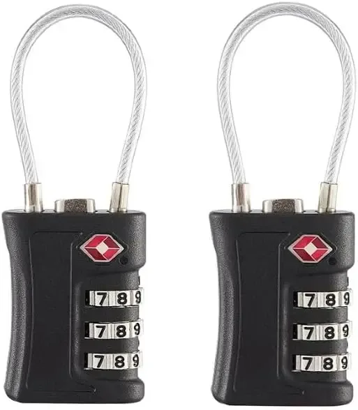 tsa – serrure à combinaison à 3 chiffres, nouvel outil de sécurité antivol, mot de passe personnalisé, cadenas pour valise, bagages, serrure codée pour voyage