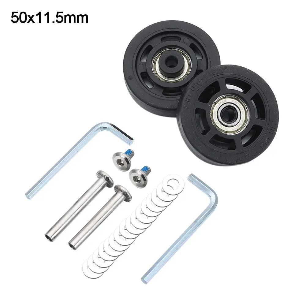 roues de remplacement universelles pour valise, résistantes à l'usure, silencieuses, avec vis, roues de bagages de voyage, accessoires de bagages