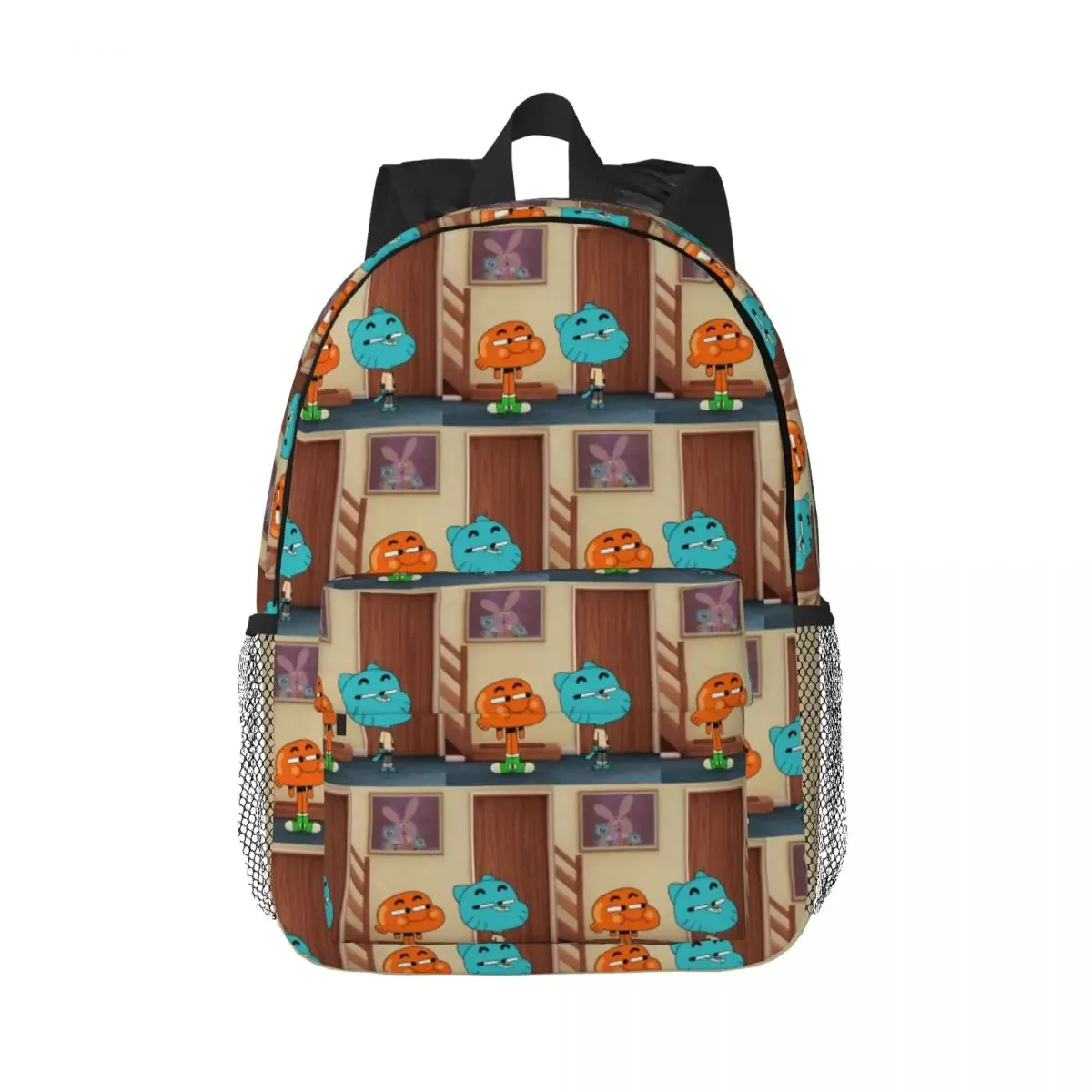 sac à dos the amazing world of gumball, sac à livres pour étudiants, sac d'école pour garçons et filles, sacs à bandoulière pour ordinateur