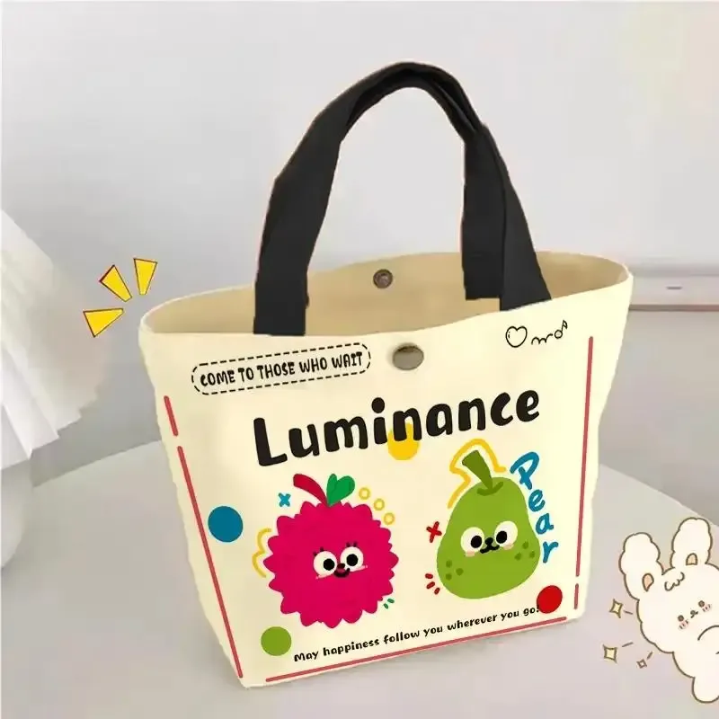 sac à main en toile rose à pois motif chat, mini sac bento mignon style dopamine, sac fourre-tout léger pour les trajets quotidiens, les sorties et le shopping