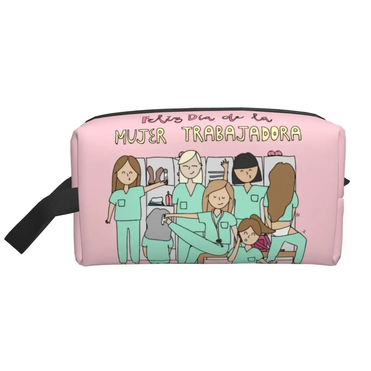 grands sacs à cosmétiques pour médecin et infirmière, trousse de maquillage, accessoires pour femmes, pochette de maquillage pour bourse résistante à l'eau