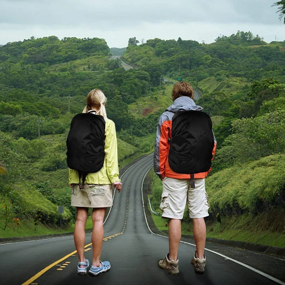 housse anti-poussière pratique et simple en nylon, accessoires de voyage durables, adaptés aux sacs à dos de 20l à 70l, pour le camping et la randonnée