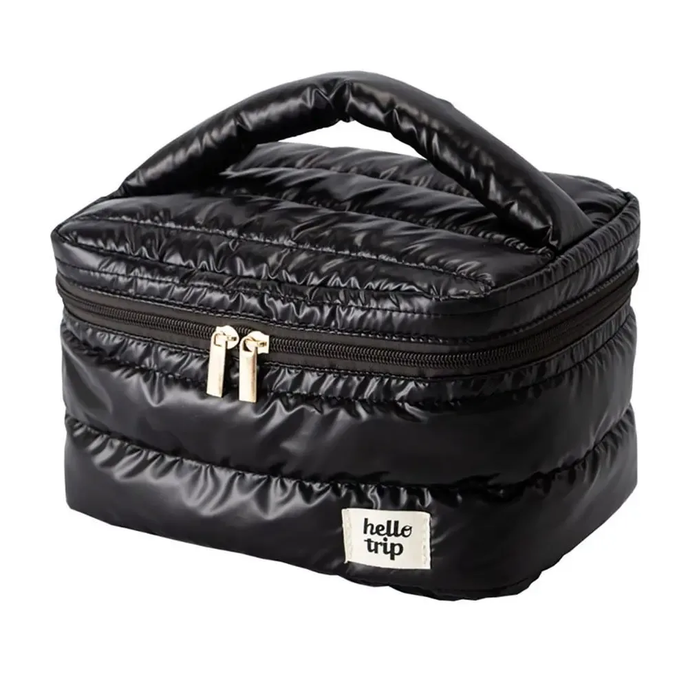 trousse de maquillage de grande capacité de haute qualité, organisateur de voyage, trousse de toilette de rangement multifonctionnelle, trousse à cosmétiques portable