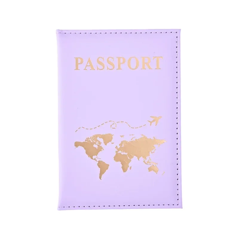 housse de passeport en pu, porte-passeport en cuir souple, porte-cartes de voyage, porte-documents de voyage portable, cadeau pour hommes et femmes