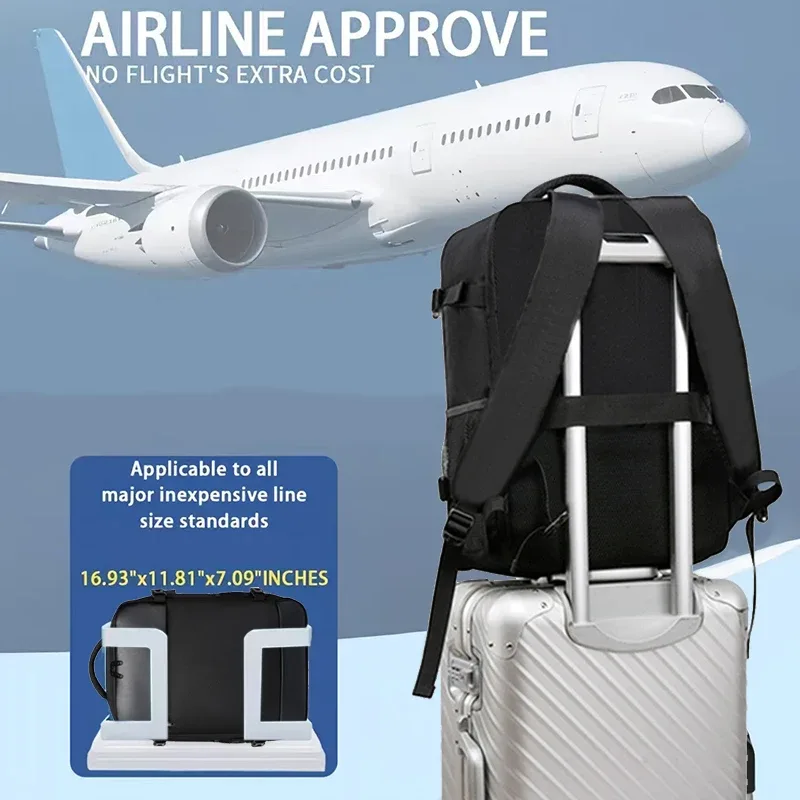 sac à dos pour ordinateur portable multi-compartiments avec bretelles rembourrées, sac ergonomique pour moto, bureau et sorties décontractées