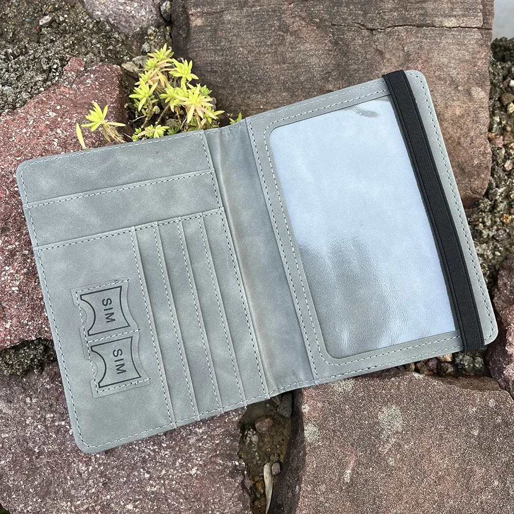 couverture de passeport coréenne personnalisée, étui de protection avec monogrammé pour porte-passeport coréen