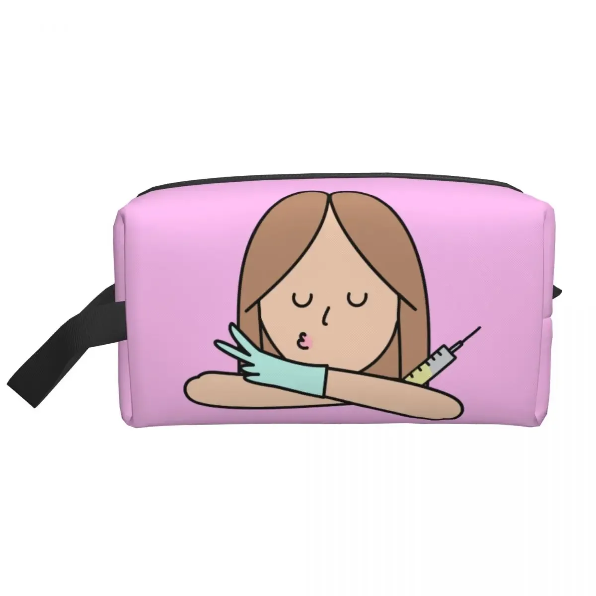 grands sacs à cosmétiques pour médecin et infirmière, trousse de maquillage, accessoires pour femmes, pochette de maquillage pour bourse résistante à l'eau
