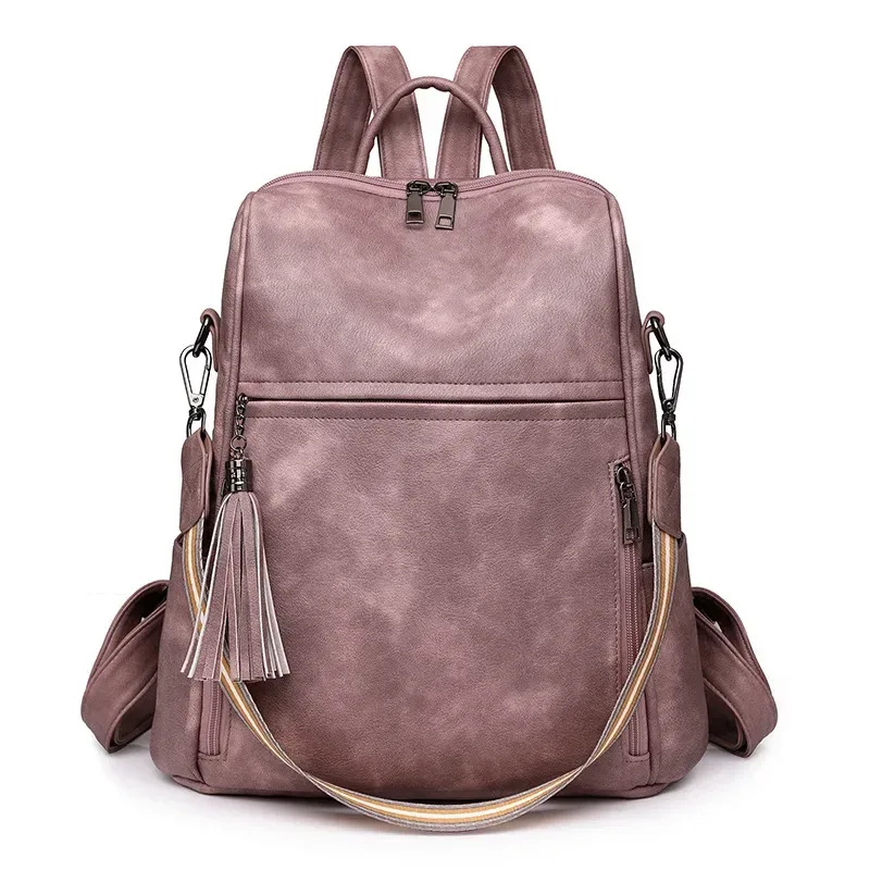 sac à dos antivol pour ordinateur portable de voyage pour femme, sac à livres universitaire, grande capacité, sacs initiés par l'ordinateur, degré d'eau, dames