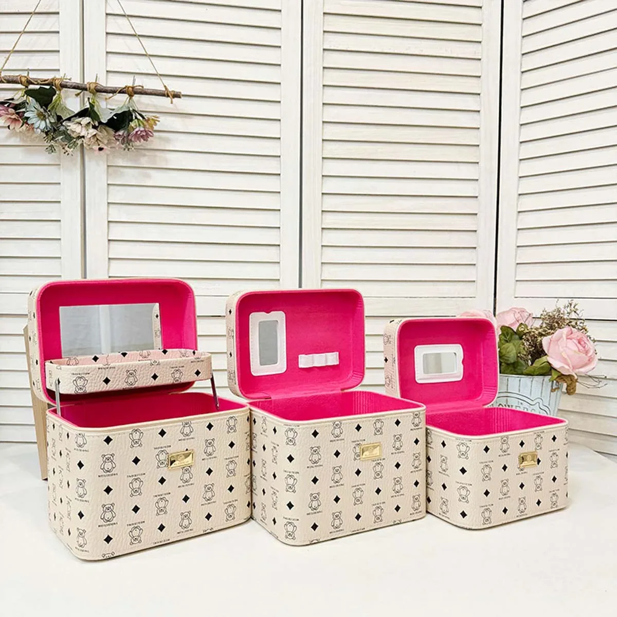 trousse de maquillage chancelier avancée, haute qualité, grande capacité, portable, boîte de rangement de cosmétiques, valise de voyage spéciale, mode, nouveau