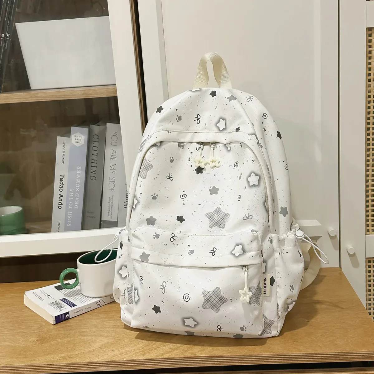 sac à dos scolaire de style coréen - sac à dos haut de gamme de niche avec grande capacité et design léger pour un portage sur les deux épaules