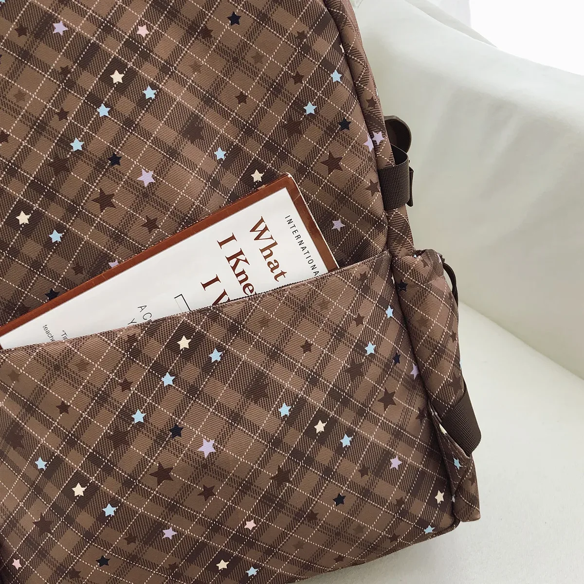 sac à dos scolaire grande capacité style coréen pour jeunes filles du collège, sac à dos de navetteur, sac à dos de campus en nylon pour jeunes, capacité 20-35l