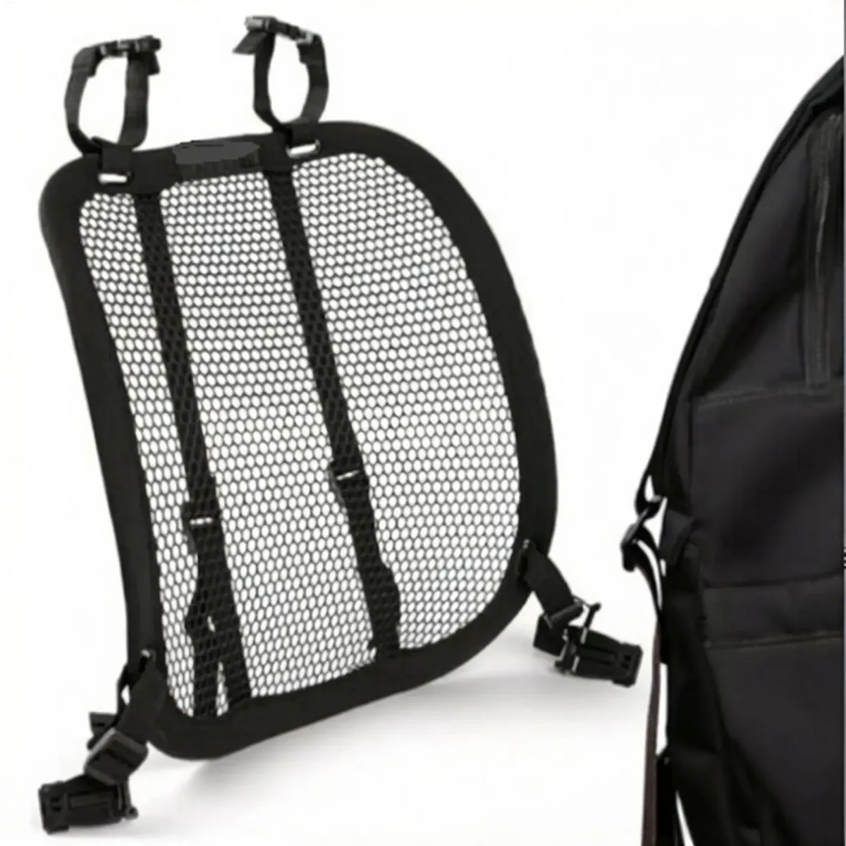 cadre d'entretoise respirant et réglable en maille universelle pour sac à dos, pour la circulation en extérieur, le cyclisme et la randonnée