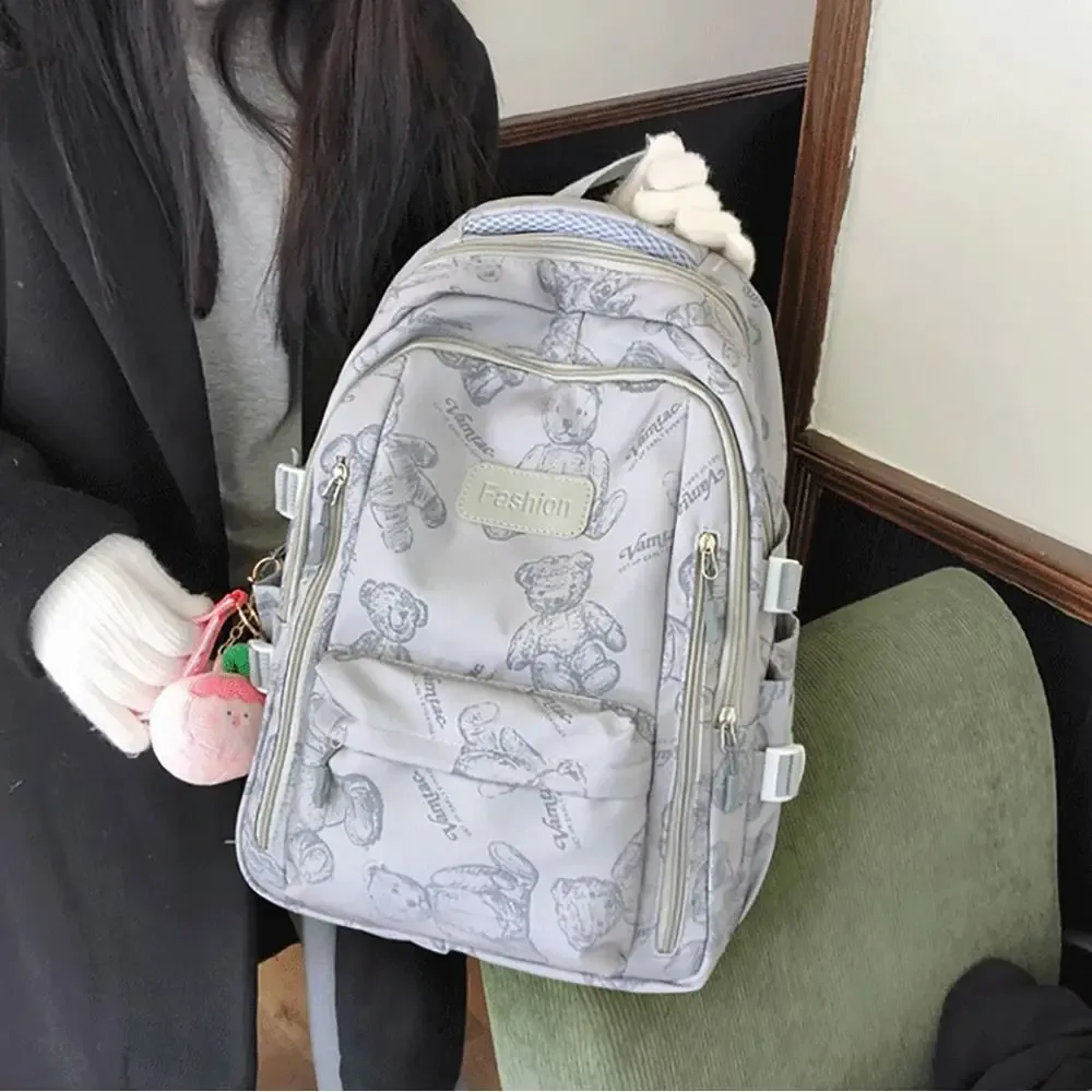 sac à dos mignon de grande capacité en nylon ultra-léger pour étudiants