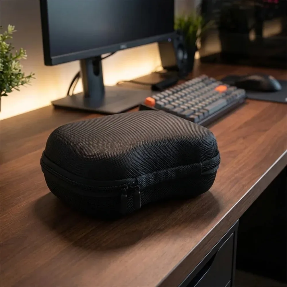 sac de rangement pour manette de jeu en eva rigide, antichoc, anti-chute, sac à main portable compatible avec switch pro ps5, anti-poussière