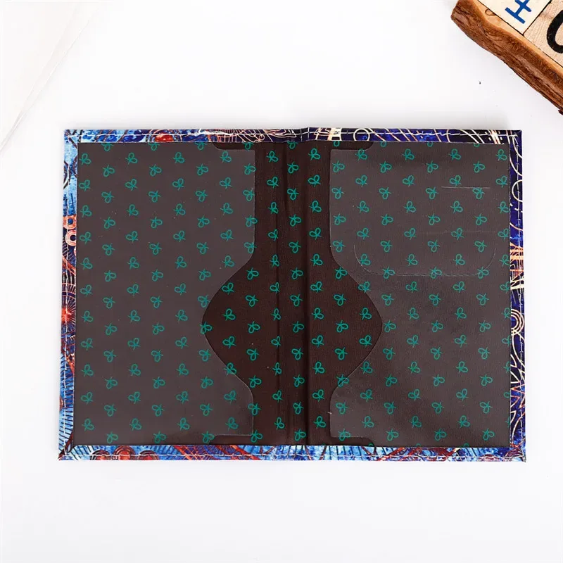 couverture de passeport ciel étoilé mode femmes hommes portefeuille de voyage en cuir pu porte-passeport paysage étui de haute qualité pour passeports