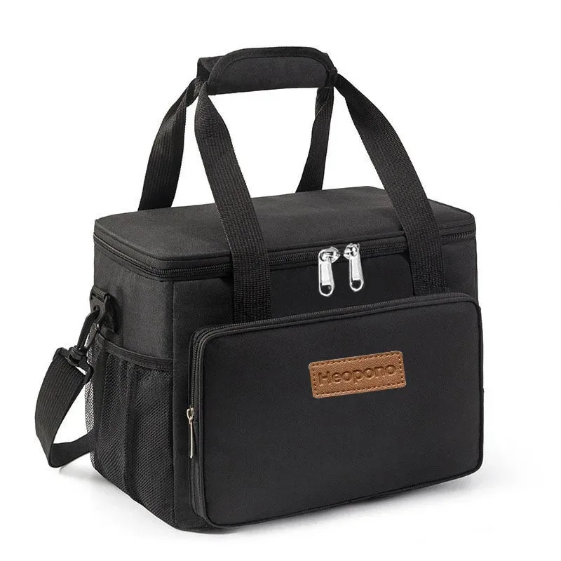 sac isotherme de 15 l en tissu oxford pour femme, sac à bandoulière portable pour aliments, sac isotherme pour adulte