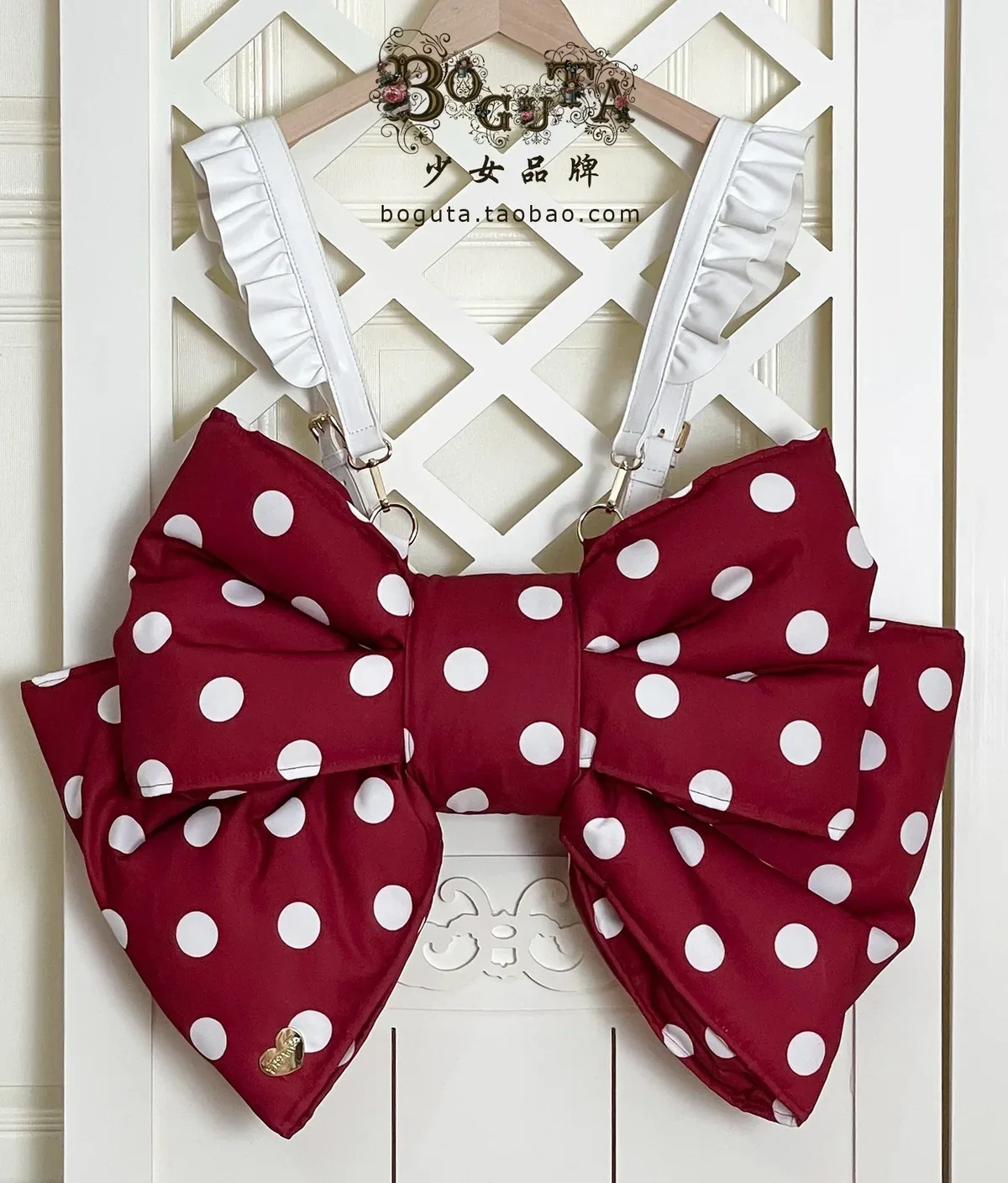sac à dos lolita avec nœud à pois, joli sac à bandoulière original mochilas mujer bolsas y2k pour femmes, sac à dos kawaii pour filles douces